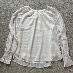 NWT Loft Cream Blouse S